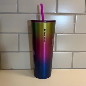 2022 Valentine’s Starbucks Floral Color Block Tumbler